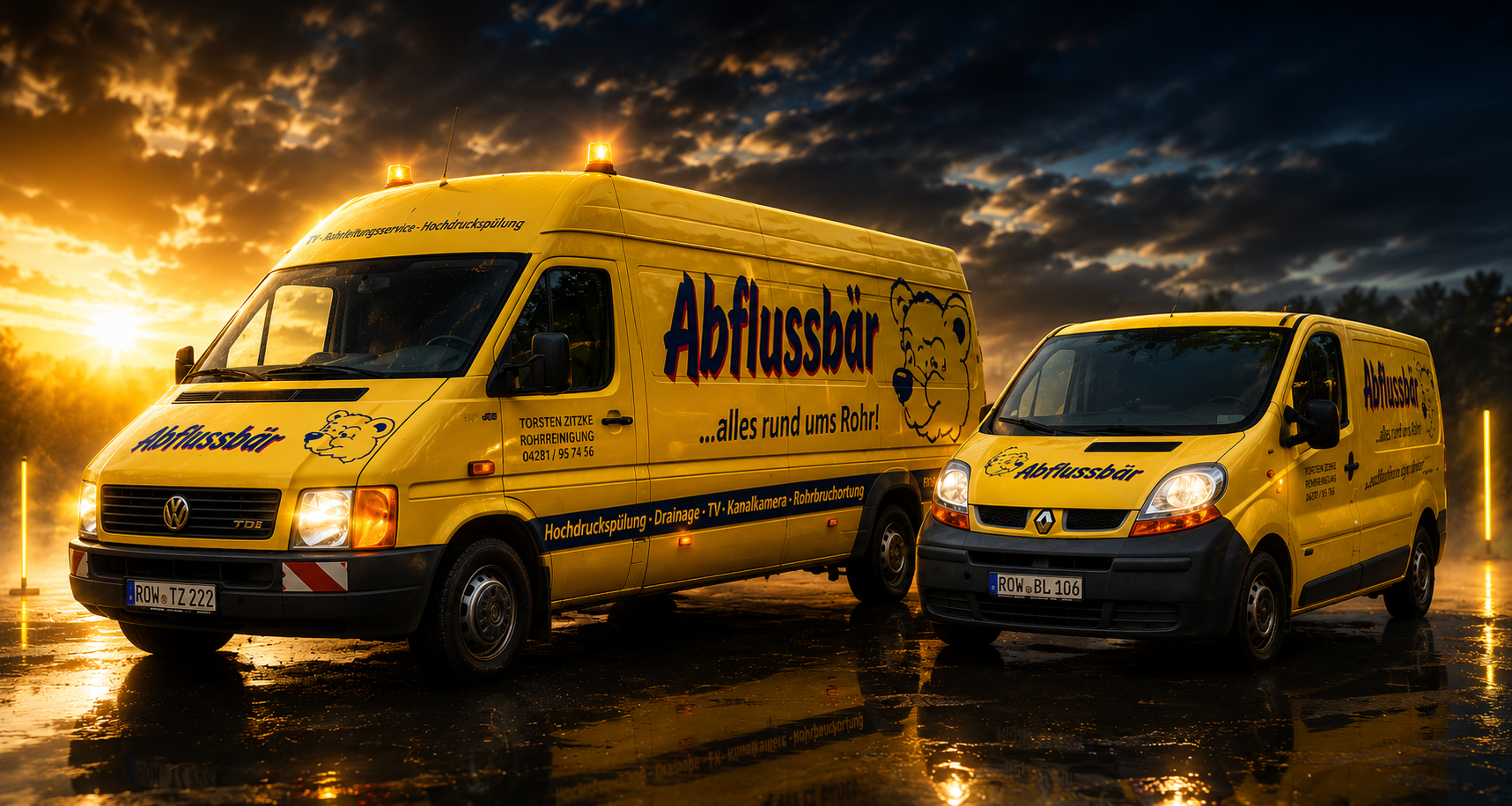 Abflussbär Fuhrpark